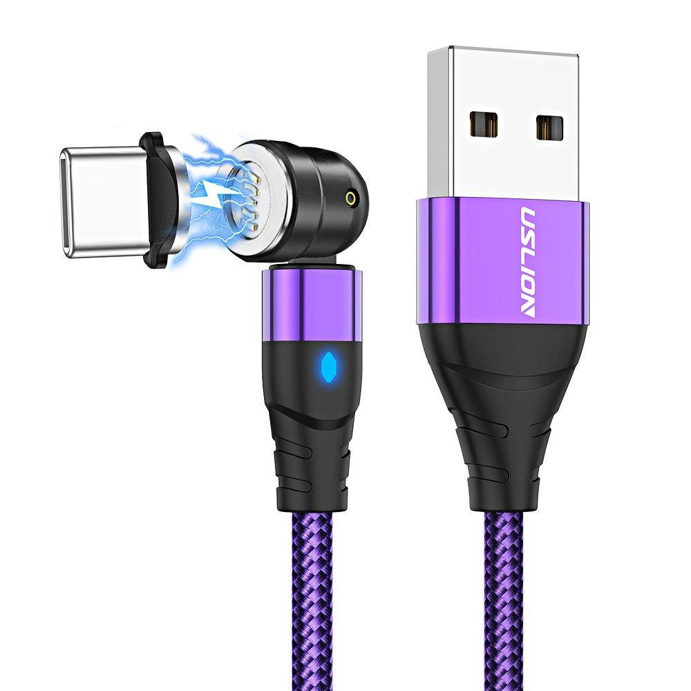 Кабель Type-C - USB (2m) магнитный поворотный на 540° провод для телефона USLION US0155 Purple, Фиолетовый
Кабель Type-C - USB (2m) магнитный поворотный на 540° провод для телефона USLION US0155 Purple, Фиолетовый