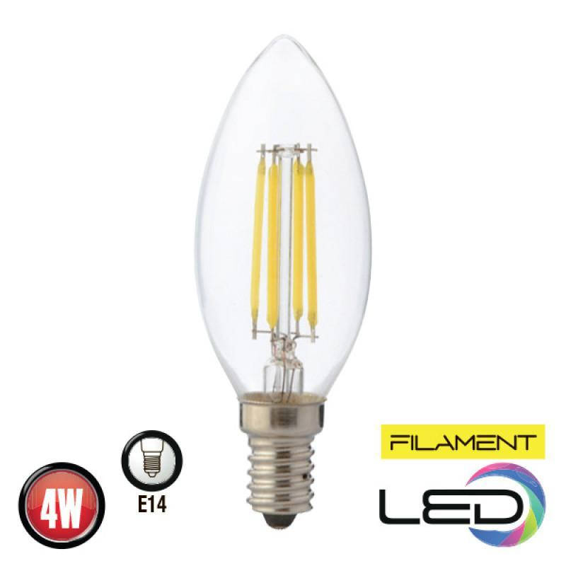Лампа світлодіодна ( Філаментова ) " FILAMENT CANDLE -4 " Horoz 4W E14 (2700K) свічка
Лампа світлодіодна ( Філаментова ) " FILAMENT CANDLE -4 " Horoz 4W E14 (2700K) свічка