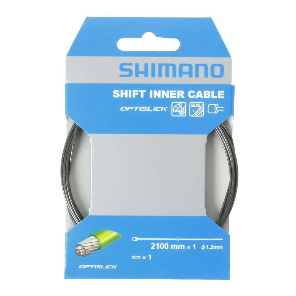 Тросик перемикання Shimano Optislik 2100x1.2мм з полімерним покриттям + кінцевик (в упаковці)
Тросик перемикання Shimano Optislik 2100x1.2мм з полімерним покриттям + кінцевик (в упаковці)