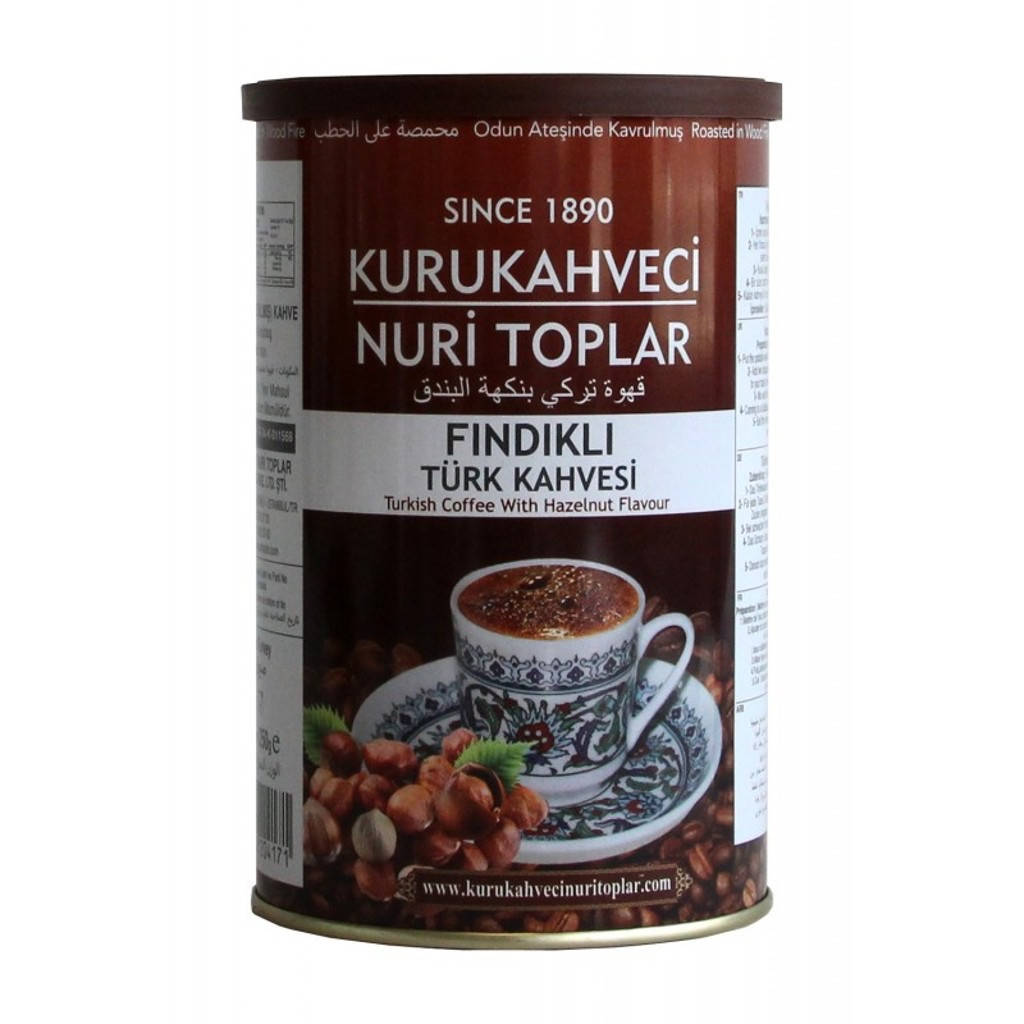 Молотый кофе турецкий натуральный Nuri Toplar с фундуком 250 г помол мука средняя обжарка в жестяной банке
Молотый кофе турецкий натуральный Nuri Toplar с фундуком 250 г помол мука средняя обжарка в жестяной банке