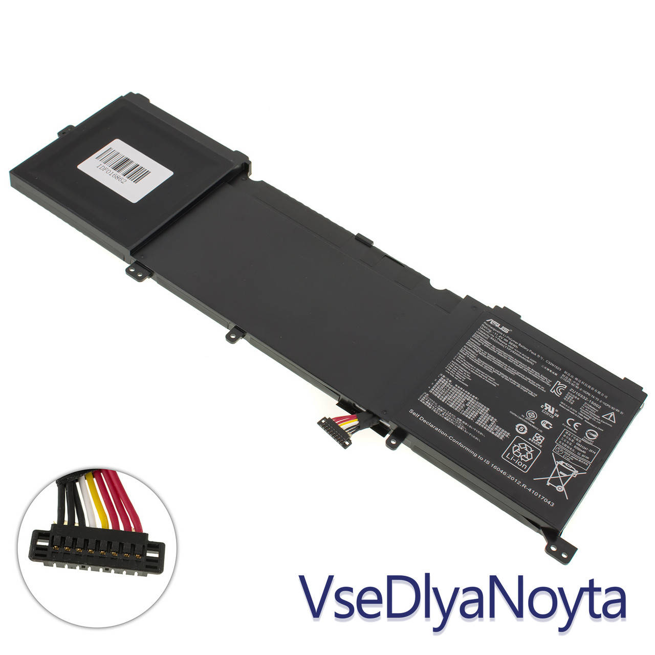Оригинальная батарея для ноутбука Asus C32N1523 (Zenbook Pro UX501VW) 11.4V 8200mAh 96Wh Black
Оригинальная батарея для ноутбука Asus C32N1523 (Zenbook Pro UX501VW) 11.4V 8200mAh 96Wh Black