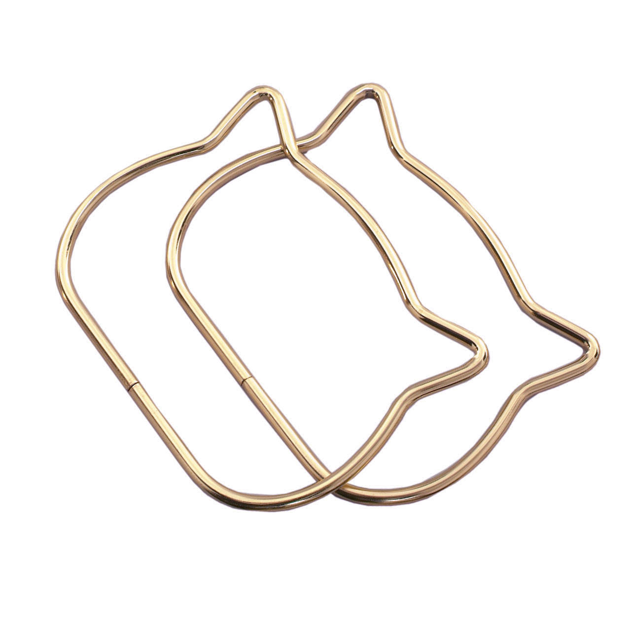 Комплект металлических ручек Кошка для сумки 11,5х8,5 см Золото
Комплект металлических ручек Кошка для сумки 11,5х8,5 см Золото