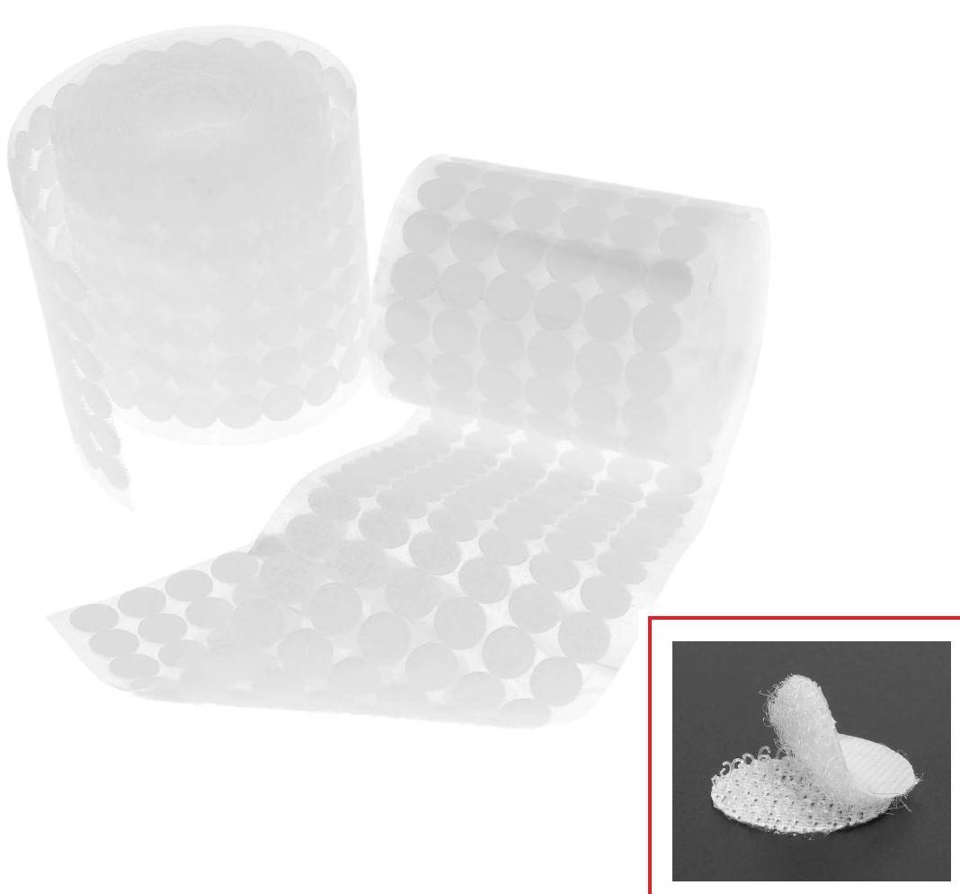 Липучки кружки застежки 1000шт самоклеящиеся 20мм, белые, Белый
Липучки кружки застежки 1000шт самоклеящиеся 20мм, белые, Белый