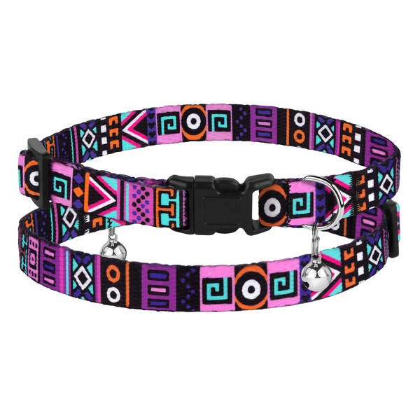 Ошейник для Кошек BronzeDog Urban Этнический Нейлоновый c Пластиковой Пряжкой и Колокольчиком Фиолетовый
Ошейник для Кошек BronzeDog Urban Этнический Нейлоновый c Пластиковой Пряжкой и Колокольчиком Фиолетовый