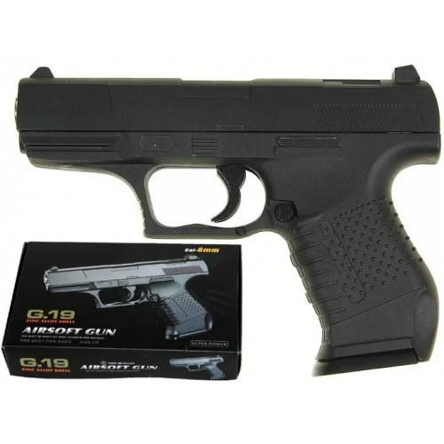 Детский пистолет на пульках "Walther P99" скорость пули 70 м/с металлический черный
Детский пистолет на пульках "Walther P99" скорость пули 70 м/с металлический черный