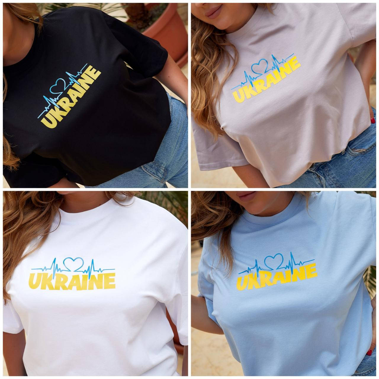 Футболка женская *UKRAINE* турецкий кулир (48-58)(4цв) "TEVI" недорого от прямого поставщика, Разные цвета
Футболка женская *UKRAINE* турецкий кулир (48-58)(4цв) "TEVI" недорого от прямого поставщика, Разные цвета