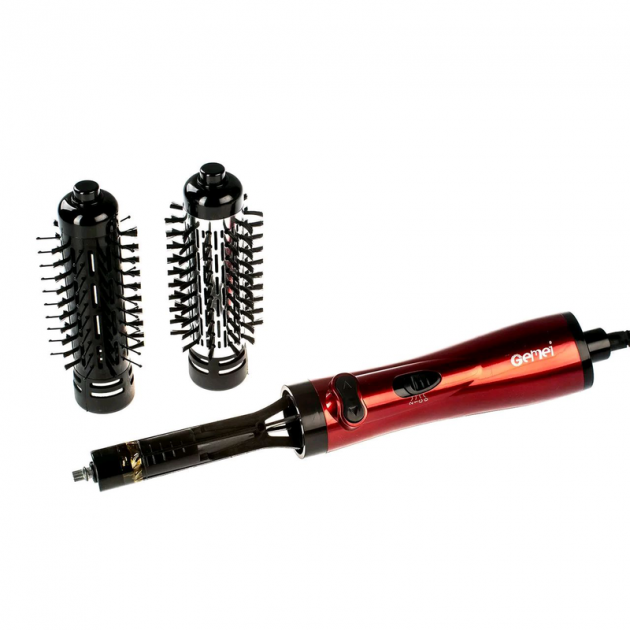 Фен щетка для сушки волос вращающейся Gemei GM 4829 (Стайлер для укладки, браш воздушный, плойка расческа)
Фен щетка для сушки волос вращающейся Gemei GM 4829 (Стайлер для укладки, браш воздушный, плойка расческа)