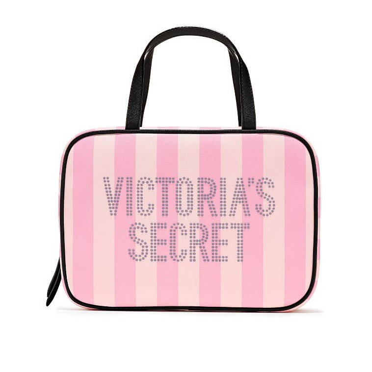 Дорожная Косметичка Victoria's Secret Everything Travel Case, Розовая в полоску, Розовый
Дорожная Косметичка Victoria's Secret Everything Travel Case, Розовая в полоску, Розовый