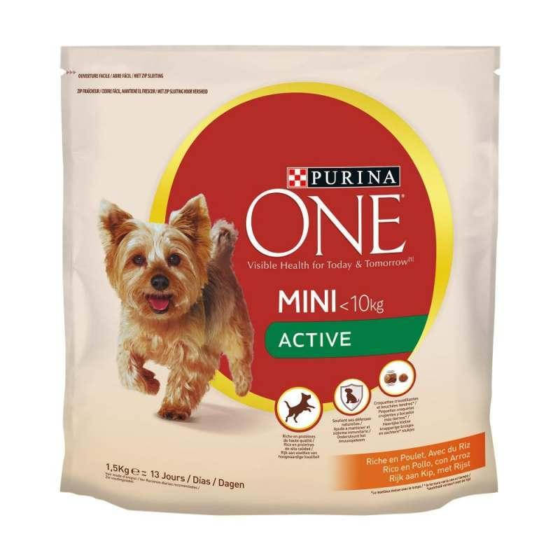 Purina ONE Mini Active – Сухой корм с курицей и рисом для активных собак малых пород 1,5 кг
Purina ONE Mini Active – Сухой корм с курицей и рисом для активных собак малых пород 1,5 кг