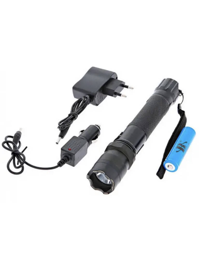 Багатофункціональний ручний Ліхтарик Bailong 1102 / Акумуляторний Ліхтар-відлякувач, Черный
Багатофункціональний ручний Ліхтарик Bailong 1102 / Акумуляторний Ліхтар-відлякувач, Черный