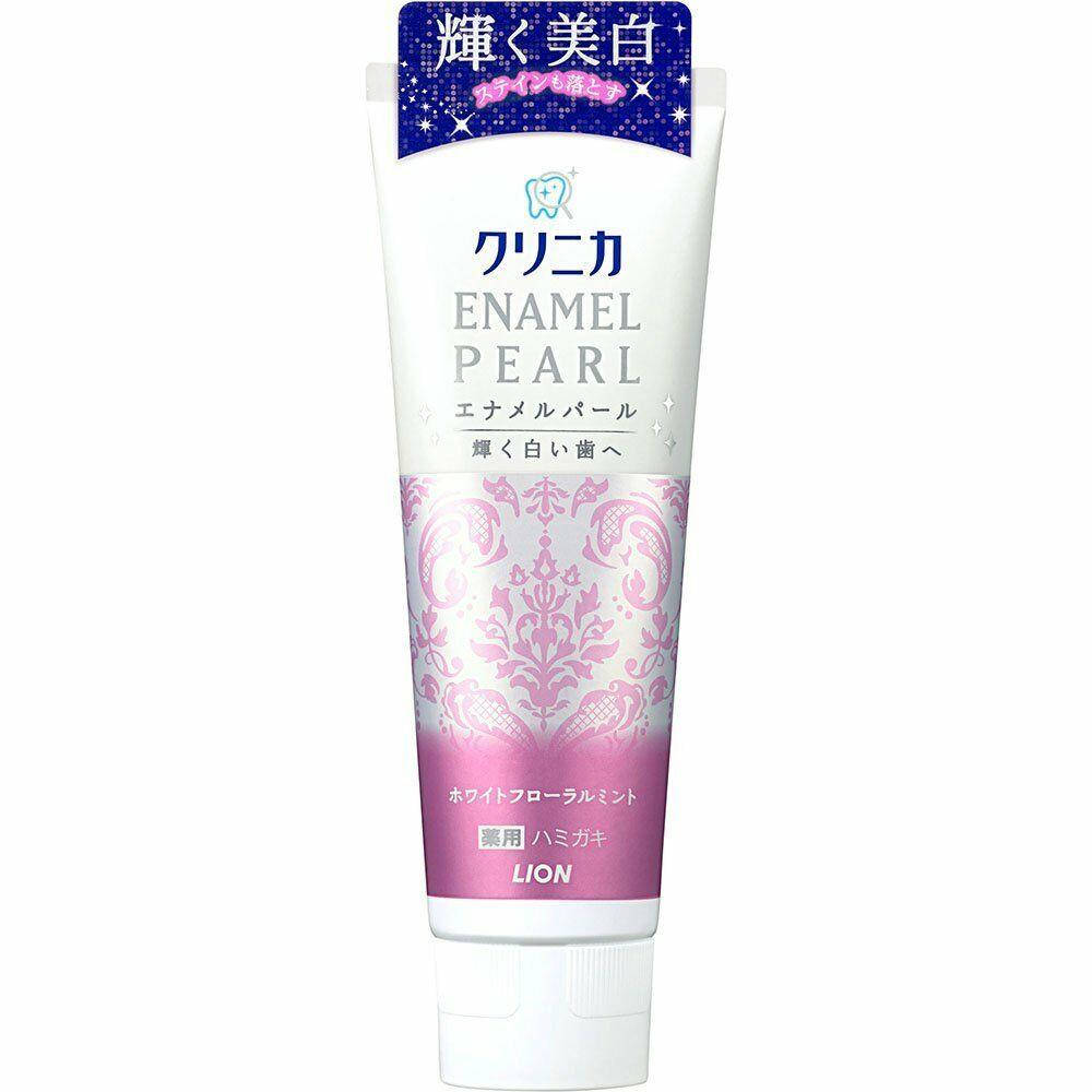 Lion Clinica Enamel Pearl White Floral Mint высокоэффективная отбеливающая зубная паста со фтором 130 гр
Lion Clinica Enamel Pearl White Floral Mint высокоэффективная отбеливающая зубная паста со фтором 130 гр