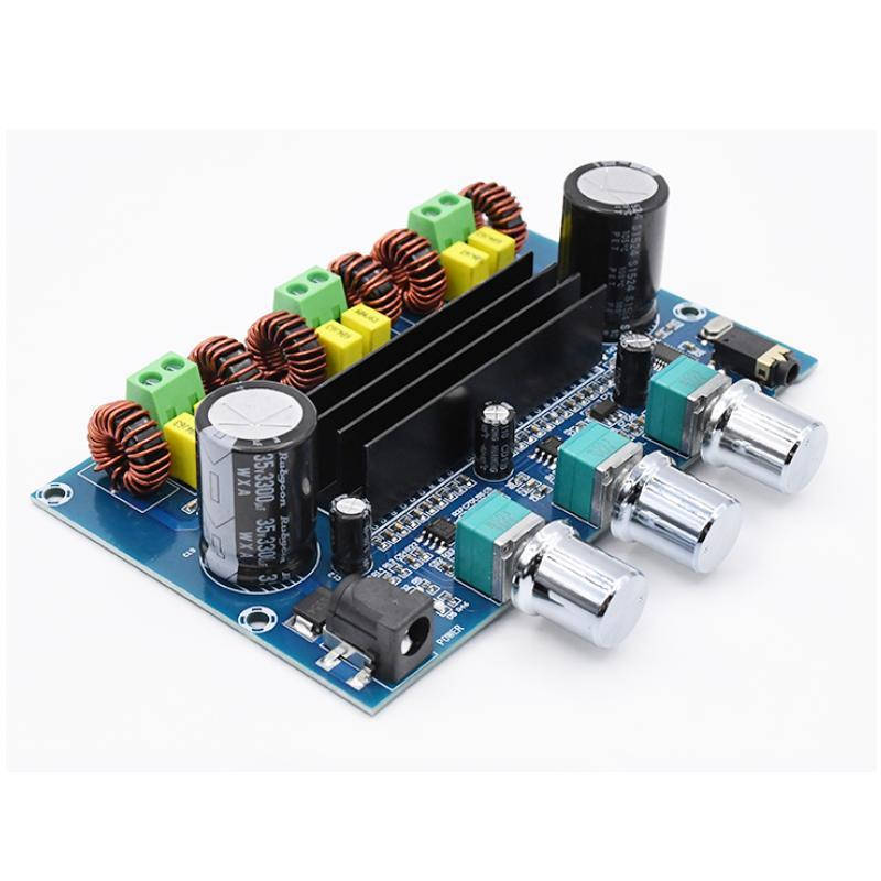 Аудио Усилитель трехканальный (сабвуфер), XH-A305 Bluetooth 5.0 TPA3116D2 2.1, 2X50W+1X100W
Аудио Усилитель трехканальный (сабвуфер), XH-A305 Bluetooth 5.0 TPA3116D2 2.1, 2X50W+1X100W