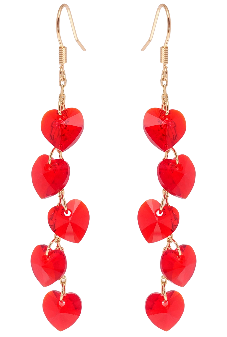 Серьги Xuping Позолота 18K с кр-ми Swarovski подвески французский замок "Кристальные сердечки Siam"
Серьги Xuping Позолота 18K с кр-ми Swarovski подвески французский замок "Кристальные сердечки Siam"