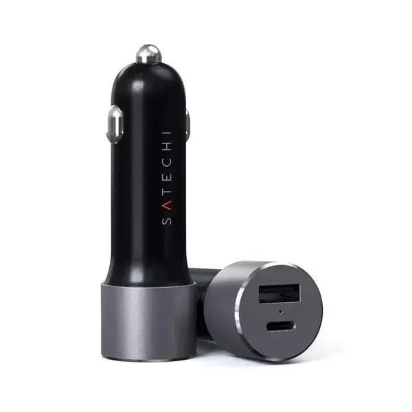 Автомобильное зарядное устройство для телефона Satechi ST-TCPDCCM Space Gray (2xUSB 72W Type-C PD Car Charger, Темно-серый
Автомобильное зарядное устройство для телефона Satechi ST-TCPDCCM Space Gray (2xUSB 72W Type-C PD Car Charger, Темно-серый