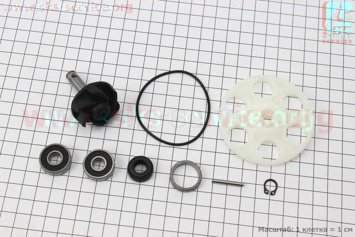 Ремонтный к-кт помпы водяной Minarelli 50cc, 8 деталей (333021) 
Ремонтный к-кт помпы водяной Minarelli 50cc, 8 деталей (333021)
