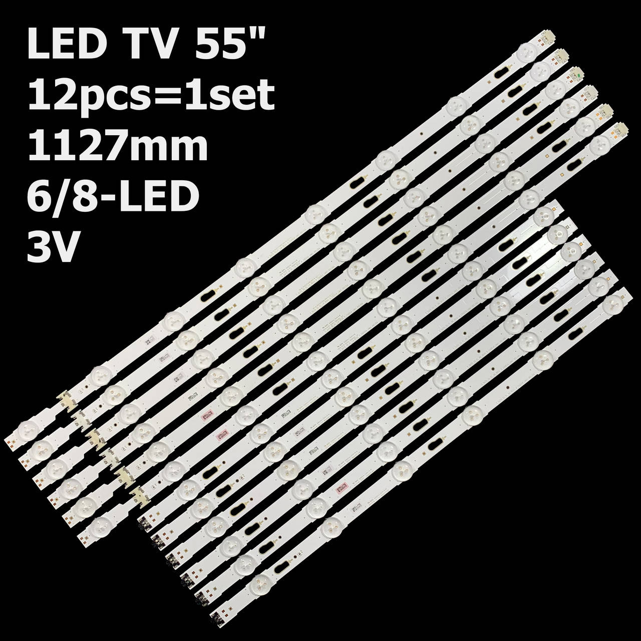 LED підсвітка TV 55" 6/8-led 1127mm S_5U75_55_FL_L8_REV1.5_150514_LM41 00135A UA55KU6300 UA55KU6200 12pcs=1set
LED підсвітка TV 55" 6/8-led 1127mm S_5U75_55_FL_L8_REV1.5_150514_LM41 00135A UA55KU6300 UA55KU6200 12pcs=1set