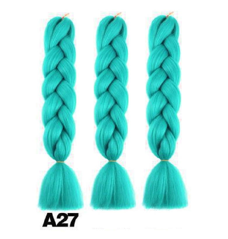 Канекалоновая коса бирюзовый темный морская волна однотоная бирюза А27 
Канекалоновая коса бирюзовый темный морская волна однотоная бирюза А27