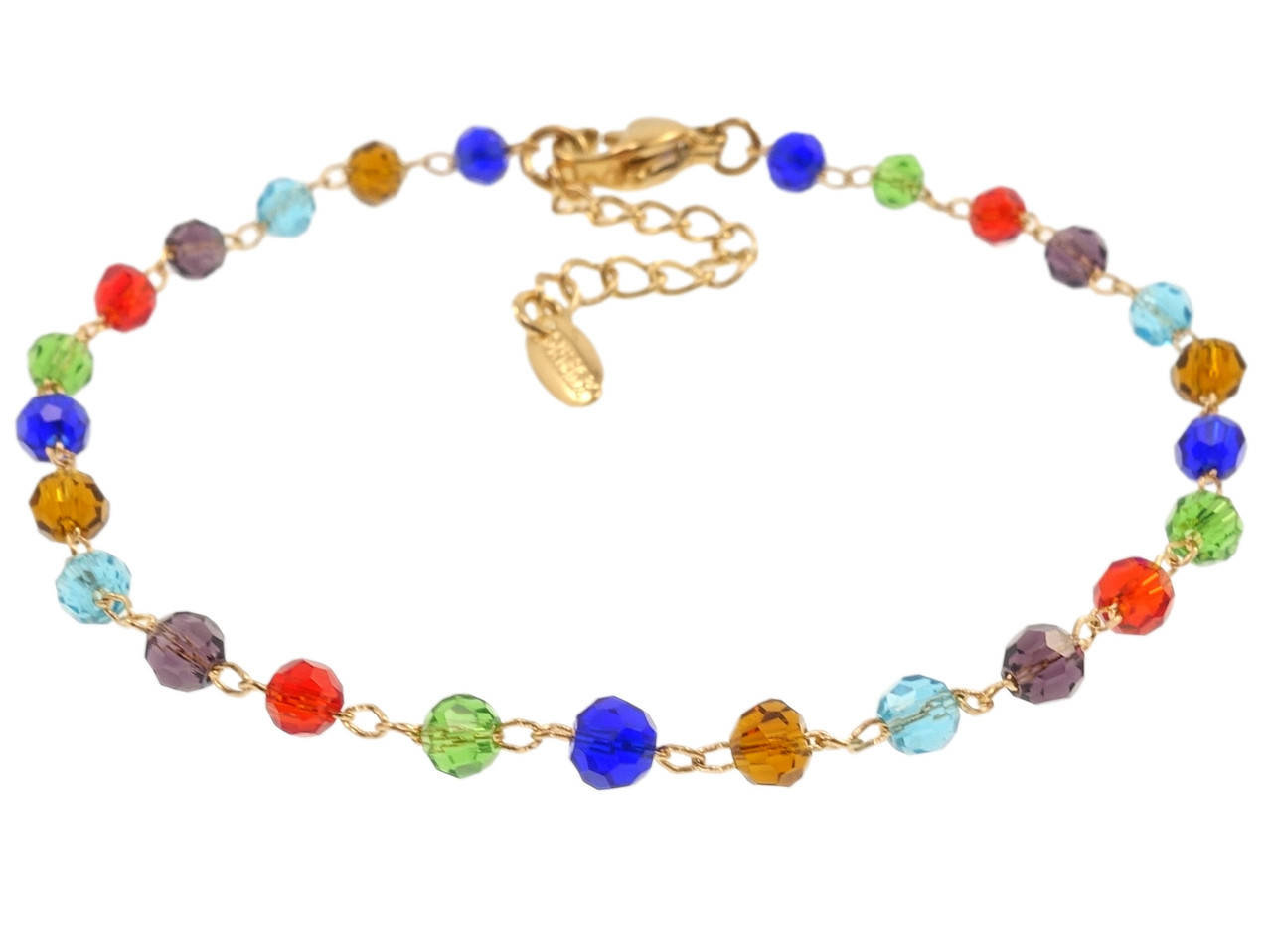 Браслет Xuping Позолота 18K "Цепочка с разноцветными бусинами" длина с доп.цепочкой 17.5-20.5см х 3мм
Браслет Xuping Позолота 18K "Цепочка с разноцветными бусинами" длина с доп.цепочкой 17.5-20.5см х 3мм