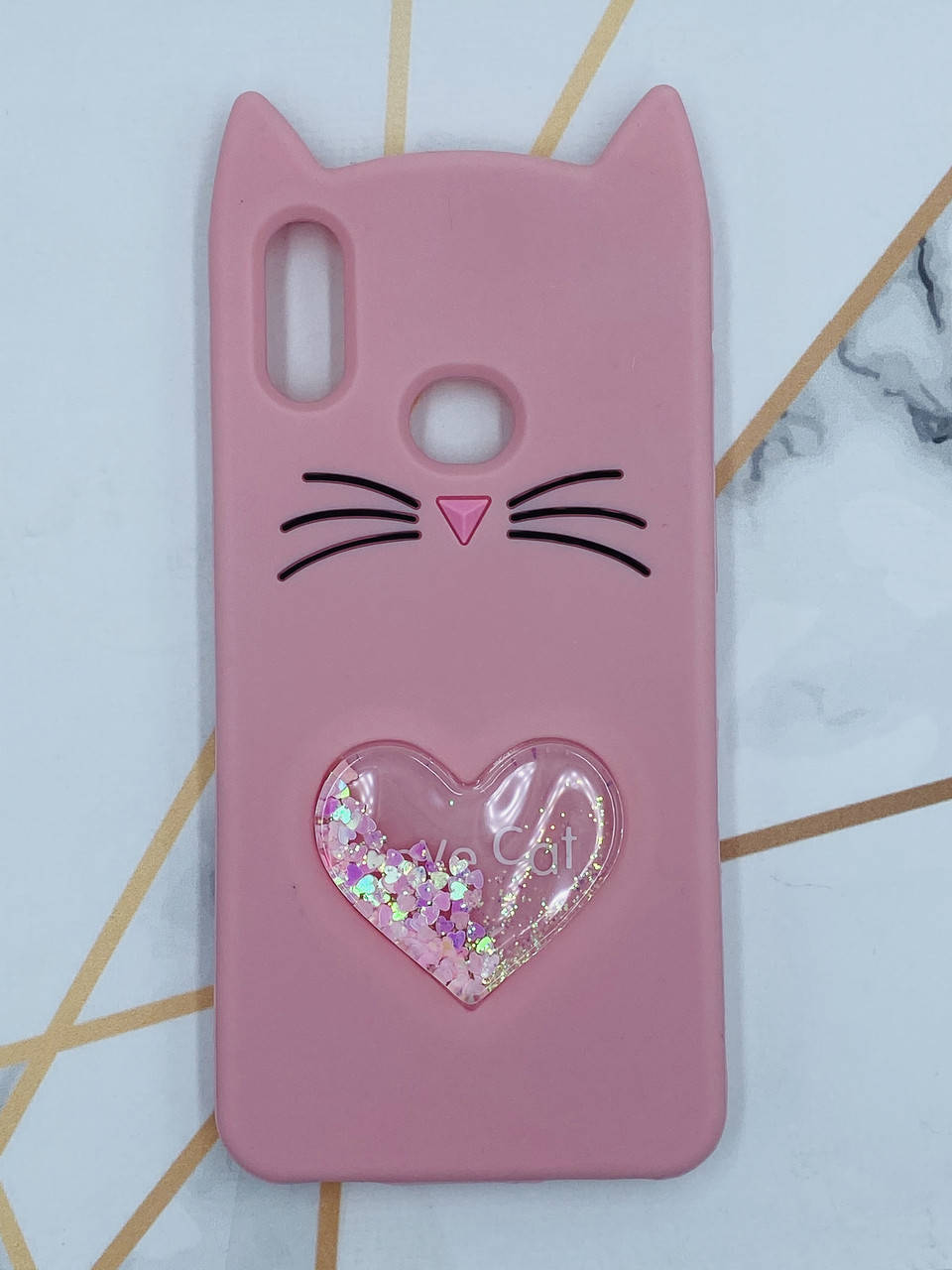 Чехол силиконовый 3D Case с переливающимися блёсткамидля Samsung Galaxy А10s A107 Кот розовый
Чехол силиконовый 3D Case с переливающимися блёсткамидля Samsung Galaxy А10s A107 Кот розовый