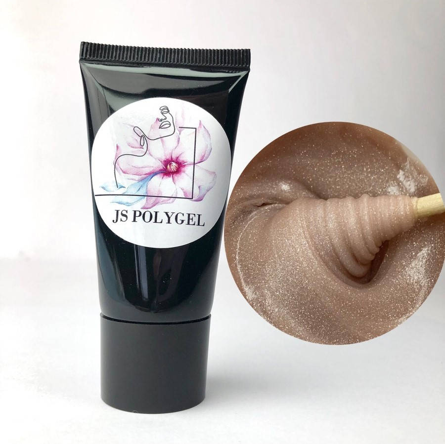 Полигель JS 07 Shine Chocomilk в тюбике (Германия) 30мл