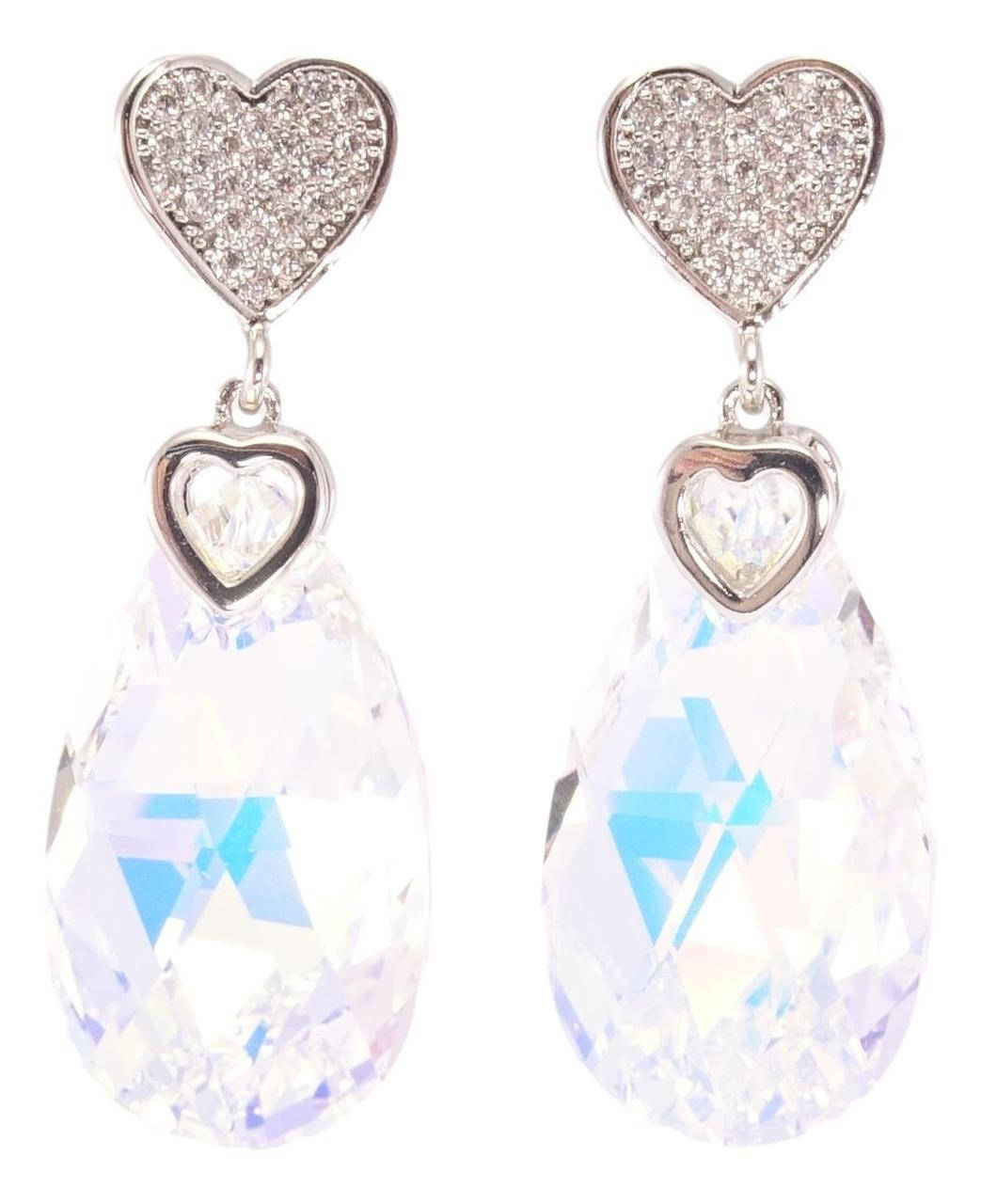 Серьги Xuping Родий с кр-ми Swarovski гвоздики (пусеты) "Сердце с цирконием и кристальной подвеской Shimmer"
Серьги Xuping Родий с кр-ми Swarovski гвоздики (пусеты) "Сердце с цирконием и кристальной подвеской Shimmer"