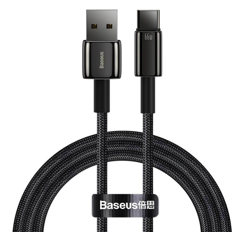 Кабель для зарядки телефона Type-C Android c быстрой зарядкой BASEUS |2m, 6A, 66W| Черный (CATWJ-C01)
Кабель для зарядки телефона Type-C Android c быстрой зарядкой BASEUS |2m, 6A, 66W| Черный (CATWJ-C01)