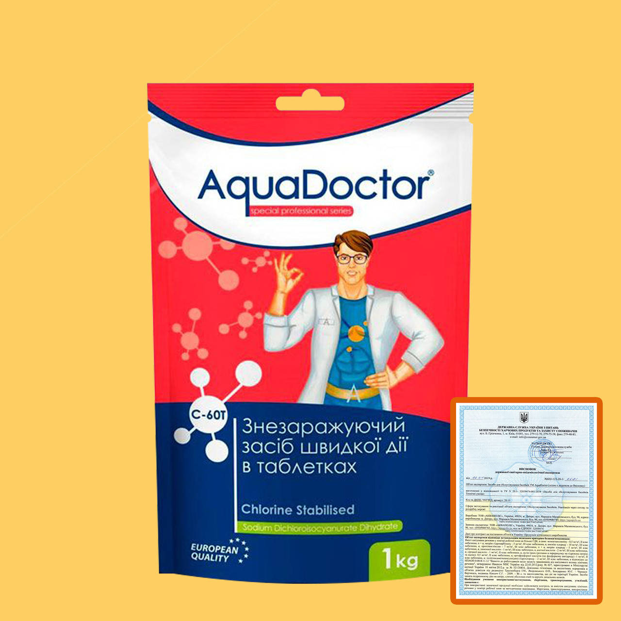 AquaDoctor C-60T 1кг. Химия для бассейна Аквадоктор. Быстрый шок хлор, таблетки для бассейна от цветения воды
AquaDoctor C-60T 1кг. Химия для бассейна Аквадоктор. Быстрый шок хлор, таблетки для бассейна от цветения воды