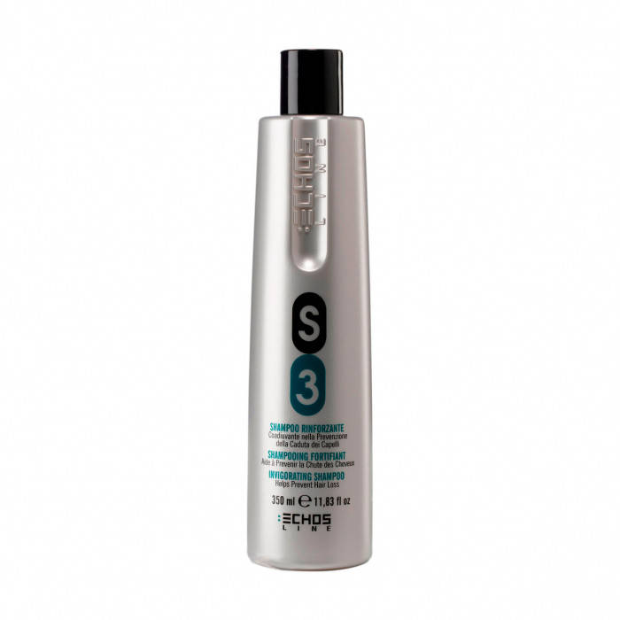 Укрепляющий шампунь для тонких и ослабленных волос Echosline S3 Invigorating Shampoo 350 мл.
Укрепляющий шампунь для тонких и ослабленных волос Echosline S3 Invigorating Shampoo 350 мл.