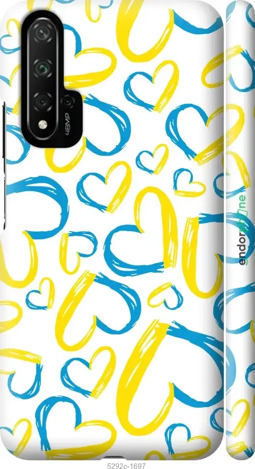 Чехол на Huawei Nova 5T Сердца UA "5292c-1833-10746", Желтый
Чехол на Huawei Nova 5T Сердца UA "5292c-1833-10746", Желтый