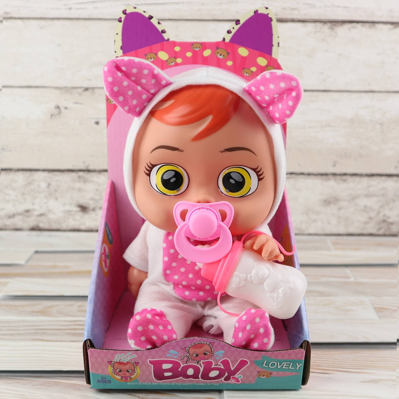 Интерактивная кукла пупс Плачущий младенец Белый цвет Плакса Дотти Cry Babies Dotty (Живые фото)
Интерактивная кукла пупс Плачущий младенец Белый цвет Плакса Дотти Cry Babies Dotty (Живые фото)
