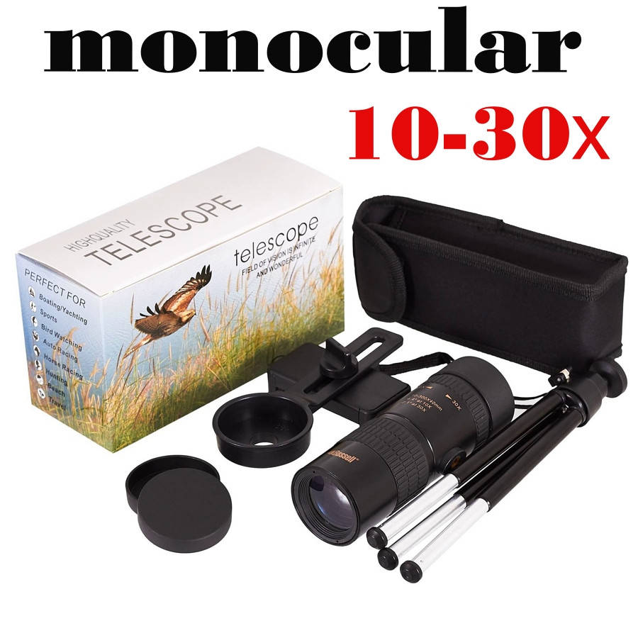 Мощный монокуляр объектив 10-30x40 с креплением для телефона. Подзорная труба телескоп для наблюдения, Черный
Мощный монокуляр объектив 10-30x40 с креплением для телефона. Подзорная труба телескоп для наблюдения, Черный