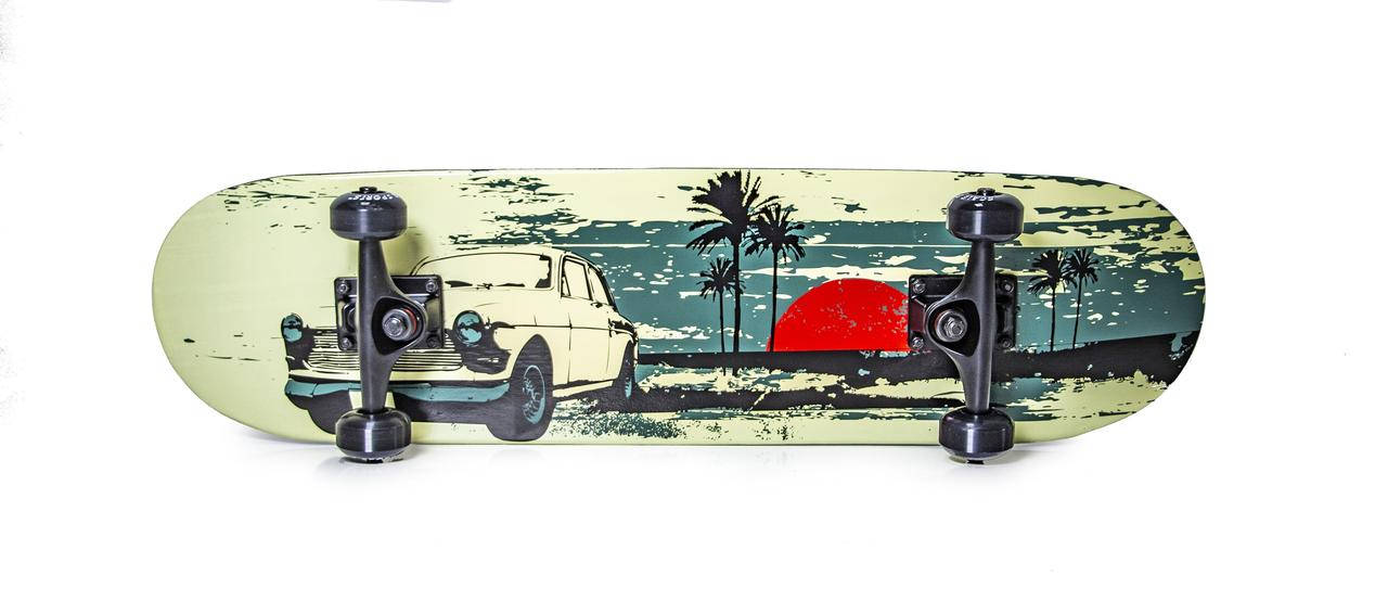 Скейтборд деревянный, скейт "SCALE SPORTS" Malibu, Черный 
Скейтборд деревянный, скейт "SCALE SPORTS" Malibu, Черный