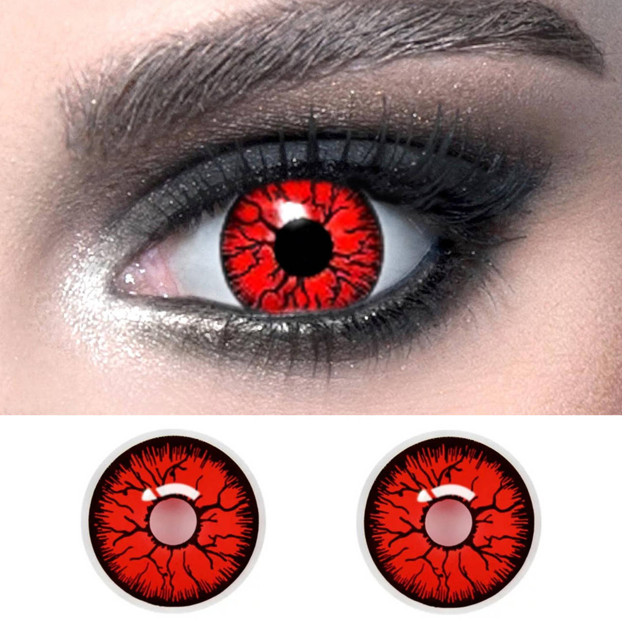 Красные контактные линзы цветные ELITE Lens Dark Red 14,5 мм. для косплея и на Хэллоуин (N0139)
Красные контактные линзы цветные ELITE Lens Dark Red 14,5 мм. для косплея и на Хэллоуин (N0139)