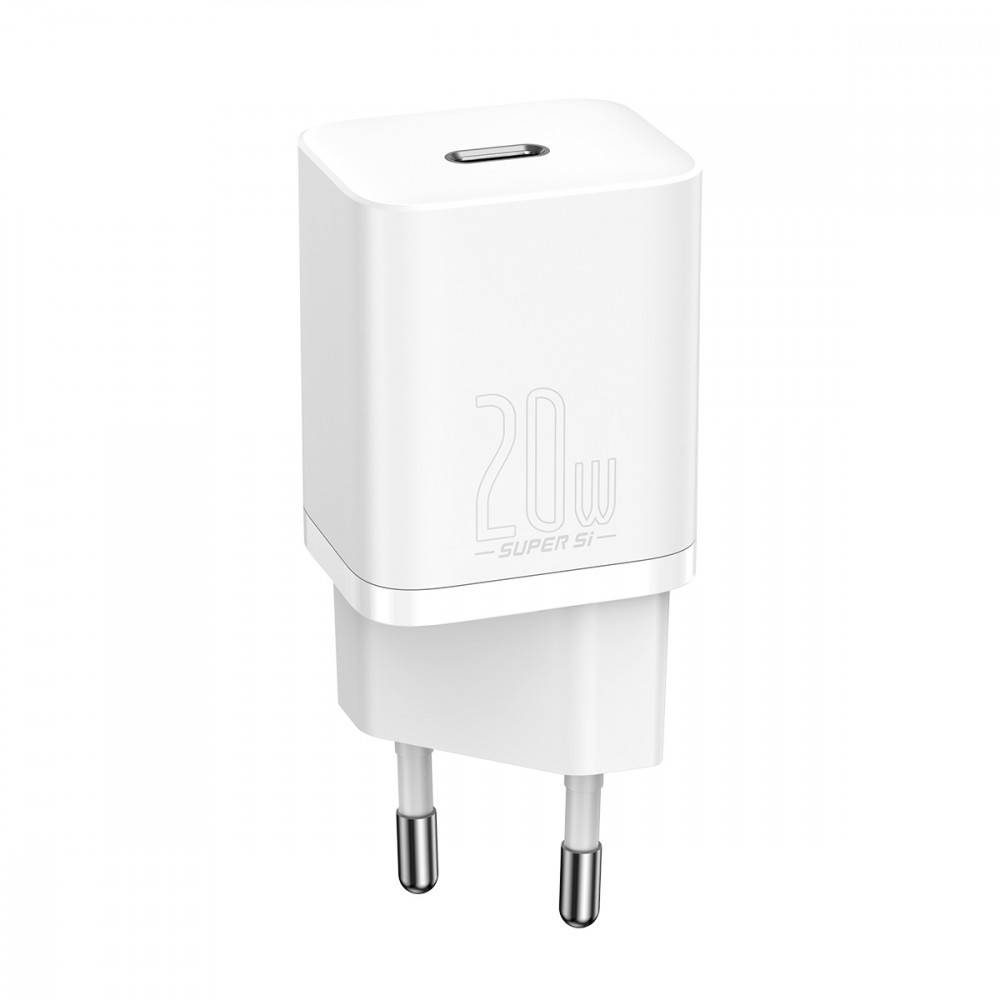 Блок питания для быстрой зарядки Type-C BASEUS 20W PD3.0 QC3.0 Super Silicone PD Charger СЗУ МЗП (белый)
Блок питания для быстрой зарядки Type-C BASEUS 20W PD3.0 QC3.0 Super Silicone PD Charger СЗУ МЗП (белый)