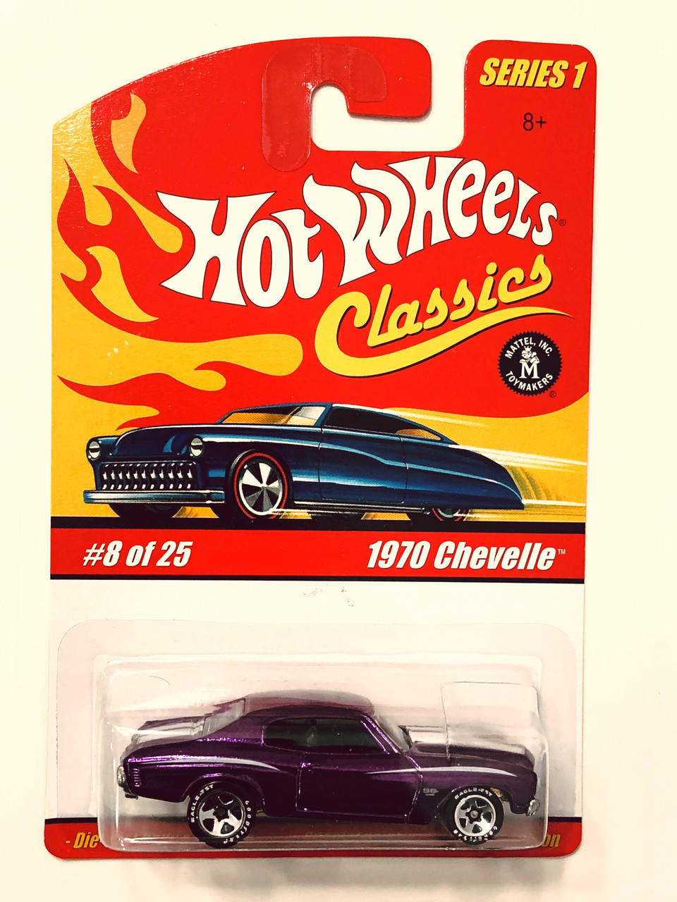 Машинка Hot Wheels - 1970 Chevelle - 2005 Classics Series 1 (#8) purple - H7073-p. Mattel. Оригинал, Красный
Машинка Hot Wheels - 1970 Chevelle - 2005 Classics Series 1 (#8) purple - H7073-p. Mattel. Оригинал, Красный