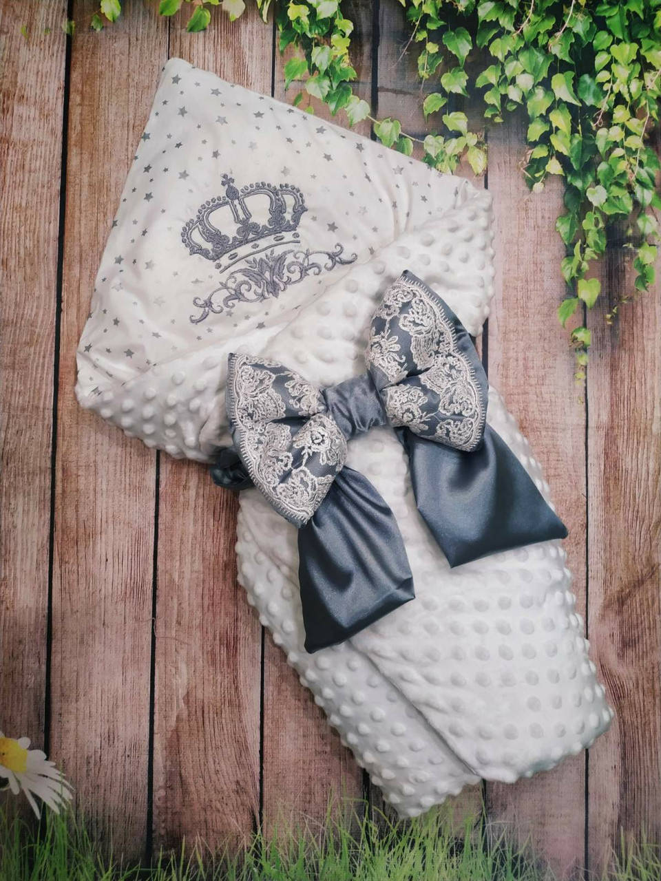 Конверт-плед на выписку плюш Минки, Разные цвета 
Конверт-плед на выписку плюш Минки, Разные цвета