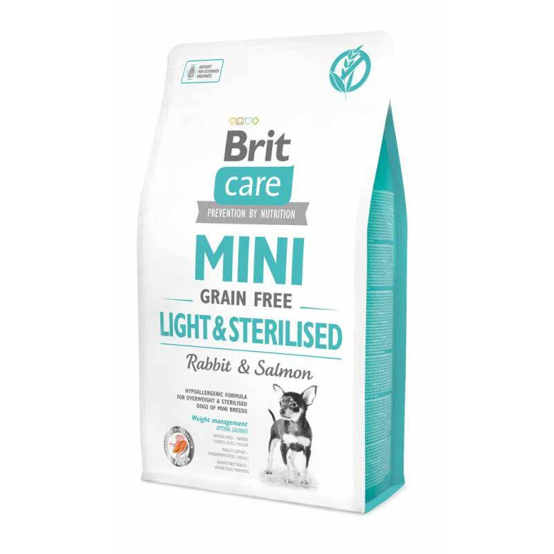 Brit Care Mini Light & Sterilised 2кг -беззерновой корм для стерилизованных собак малых пород
Brit Care Mini Light & Sterilised 2кг -беззерновой корм для стерилизованных собак малых пород