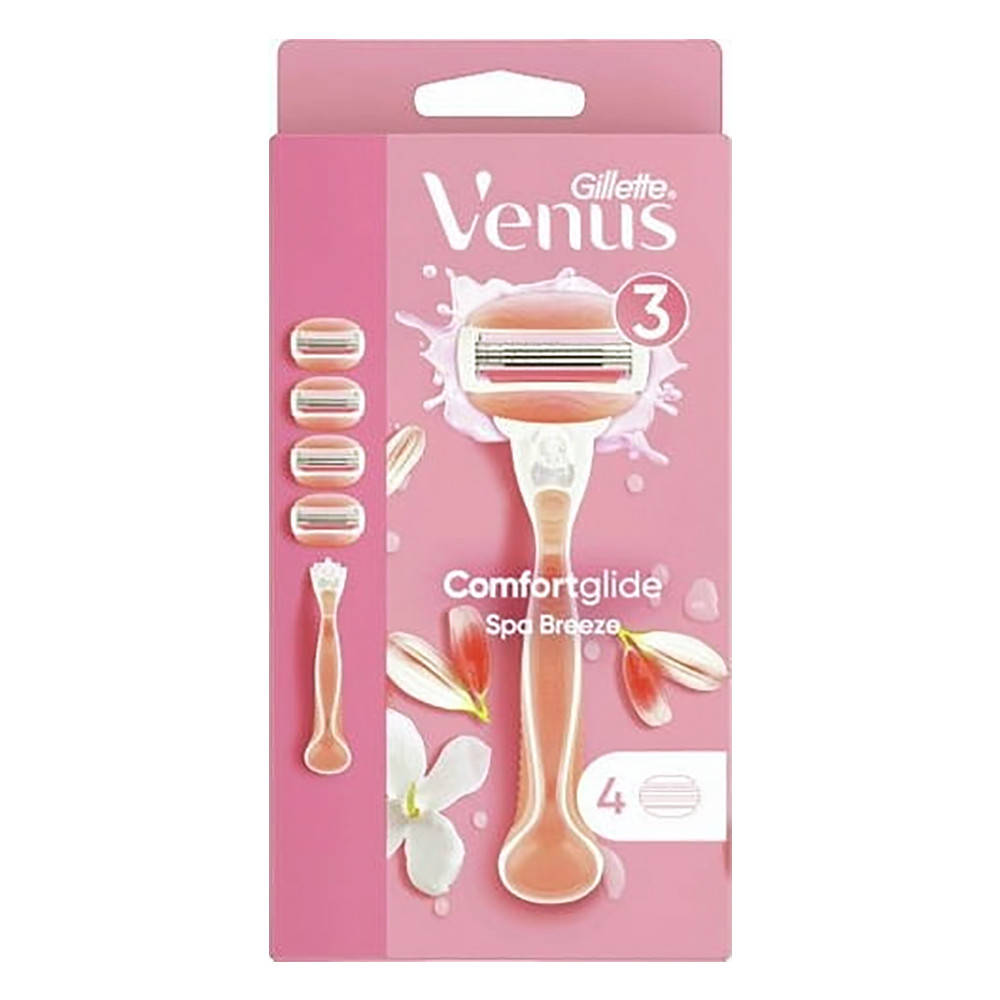 Станок с 4 сменными касетами Gillette Venus ComfortGlide Spa Breeze (7702018578313), Розовый
Станок с 4 сменными касетами Gillette Venus ComfortGlide Spa Breeze (7702018578313), Розовый