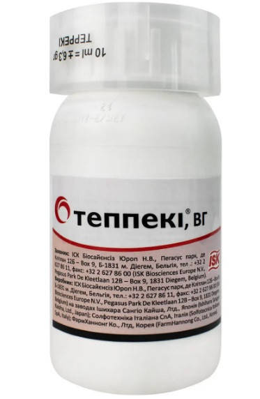 Инсектицид Теппеки 500 WG (Teppeki, Belchim ОРИГІНАЛ), 140 г, препарат от тли и белокрылки, Бельгия
Инсектицид Теппеки 500 WG (Teppeki, Belchim ОРИГІНАЛ), 140 г, препарат от тли и белокрылки, Бельгия