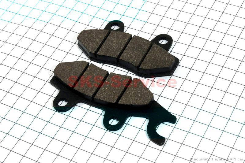 Тормозные колодки (дисковые) правое ухо, Viper - RACE/STORM/CG/СВ/HONDA-LS125;NSR 50;MBX 
Тормозные колодки (дисковые) правое ухо, Viper - RACE/STORM/CG/СВ/HONDA-LS125;NSR 50;MBX