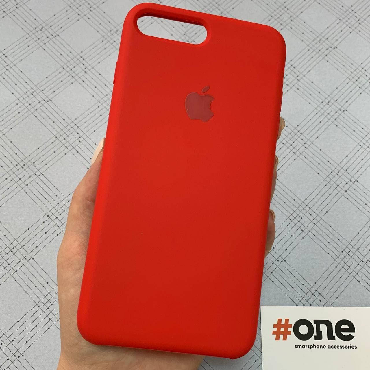 Чехол для iPhone 7 Plus Silicone Case с микрофиброй бархатом силикон кейс на айфон 7 плюс красный 14 SLK 
Чехол для iPhone 7 Plus Silicone Case с микрофиброй бархатом силикон кейс на айфон 7 плюс красный 14 SLK