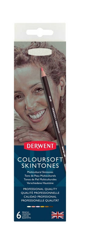 Карандаши цветные Derwent Coloursoft Skintone (оттенки кожи) 6цв в метал.пенале (5028252101943)
Карандаши цветные Derwent Coloursoft Skintone (оттенки кожи) 6цв в метал.пенале (5028252101943)