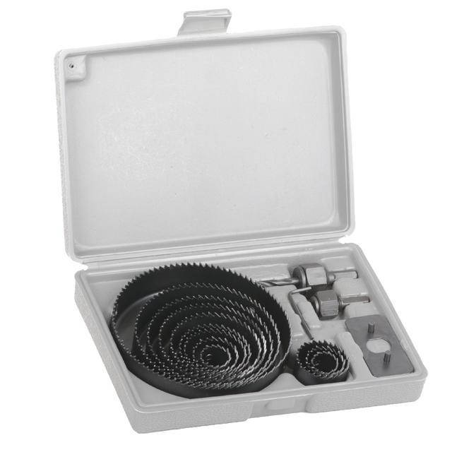 Набор коронок по дереву (16,22,29,32,38,44,54,64,76,89,102,127мм) INTERTOOL BT-0026
Набор коронок по дереву (16,22,29,32,38,44,54,64,76,89,102,127мм) INTERTOOL BT-0026