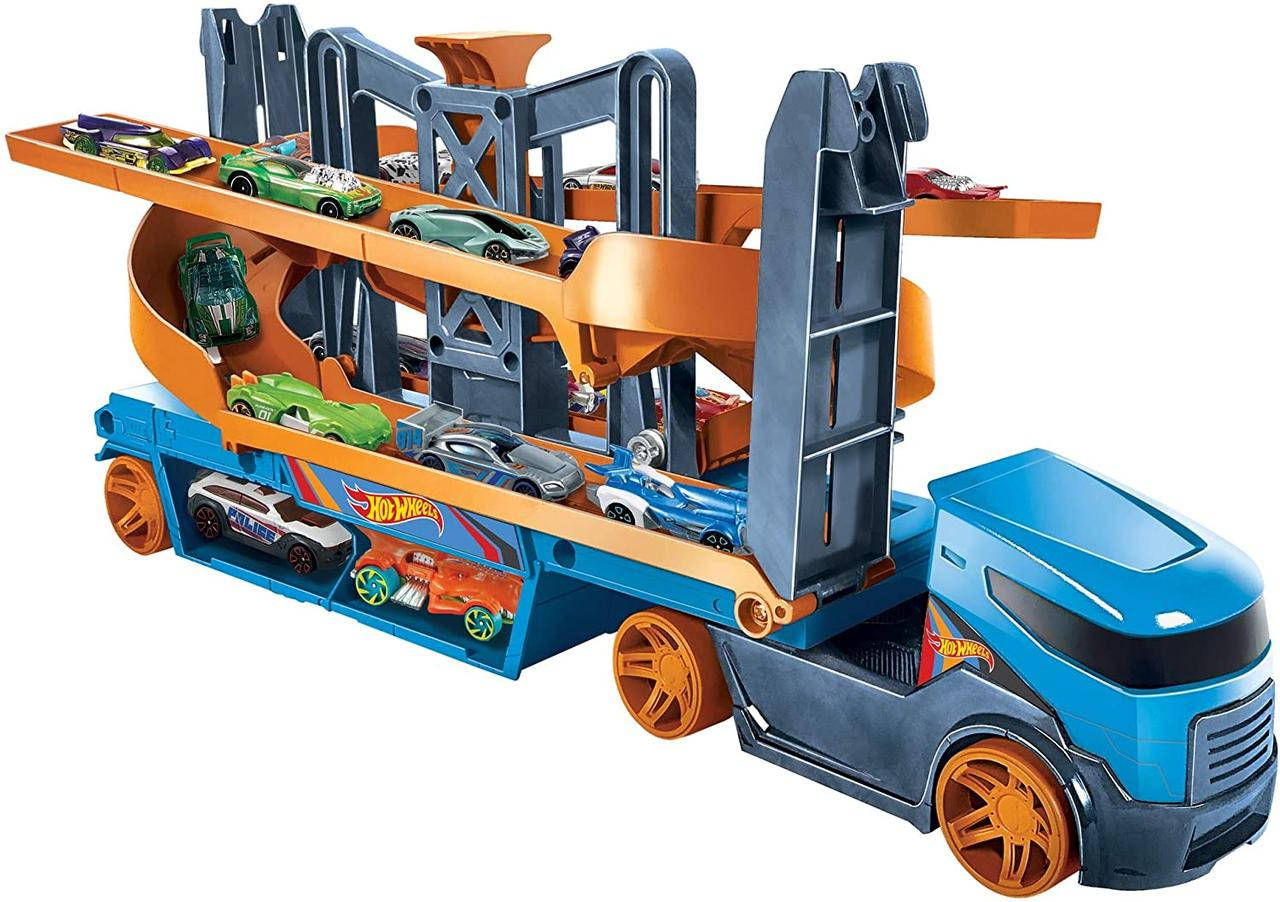 Хот Вилс Автовоз Транспортер Крутой спуск Мега грузовик трек Hot Wheels City Lift & Launch Hauler Оригинал, Оранжевый
Хот Вилс Автовоз Транспортер Крутой спуск Мега грузовик трек Hot Wheels City Lift & Launch Hauler Оригинал, Оранжевый