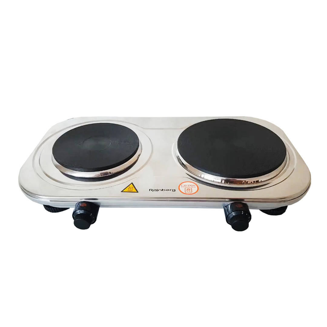 Электроплита портативная на 2 конфорки Rainberg RB-007 3500W металлик (396) 
Электроплита портативная на 2 конфорки Rainberg RB-007 3500W металлик (396)