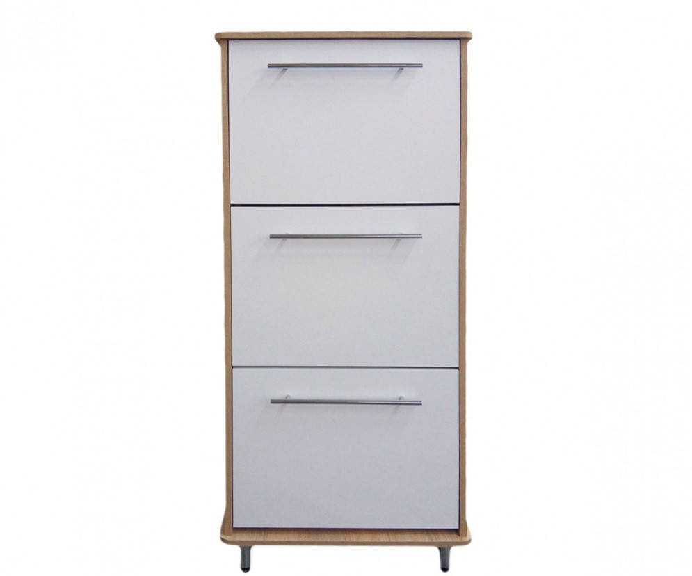 Тумба для обуви Ниагара 580/3Д дуб сонома/белый
Тумба для обуви Ниагара 580/3Д дуб сонома/белый