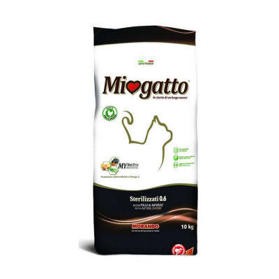 Morando (Морандо) Miogatto Sterilizzati 0.6 - Сухой корм с курицей для стерилизованных котов (10 кг.)
Morando (Морандо) Miogatto Sterilizzati 0.6 - Сухой корм с курицей для стерилизованных котов (10 кг.)