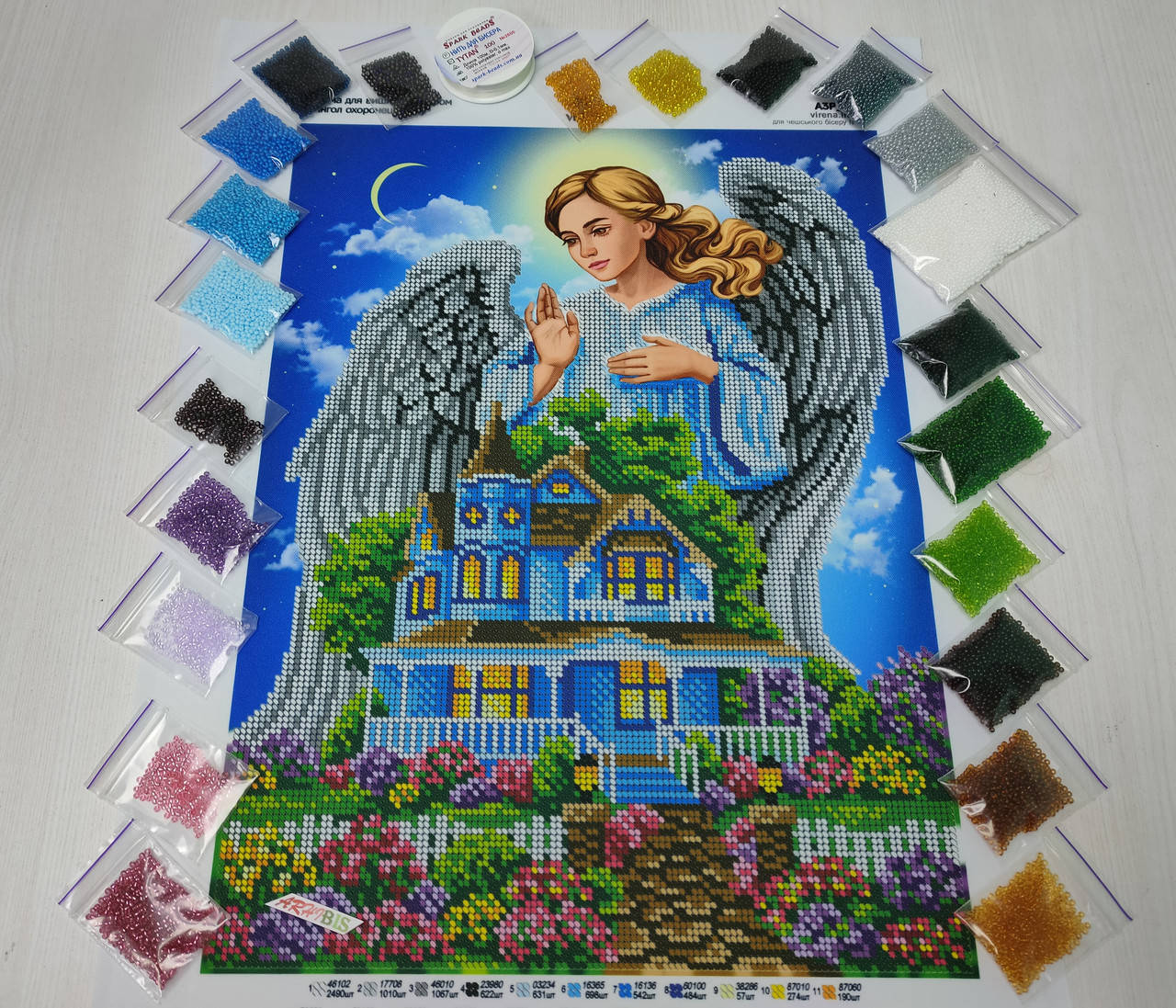 Набір для вишивки бісером "Янгол охоронець дому"
Набір для вишивки бісером "Янгол охоронець дому"