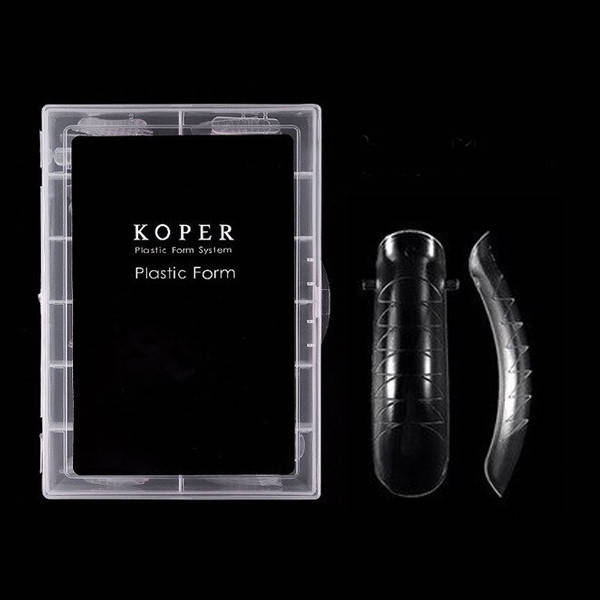 Koper Пластиковые верхние формы для наращивания GL04, Прозрачный
Koper Пластиковые верхние формы для наращивания GL04, Прозрачный