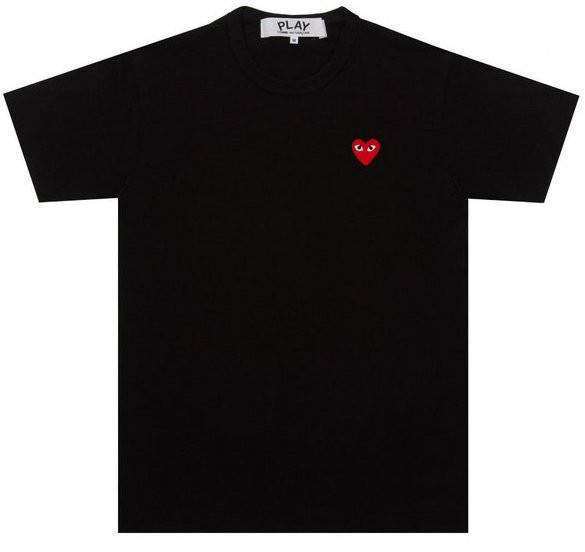 Футболка Comme des Garcons мужская женская Черная Футболка Ком де Гарсон стритстайл CDG Play с красным сердцем
Футболка Comme des Garcons мужская женская Черная Футболка Ком де Гарсон стритстайл CDG Play с красным сердцем